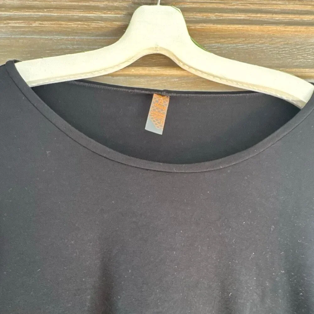 Maaji Activewear Black Long Sleeve Shirt size small - Picture 7 of 8